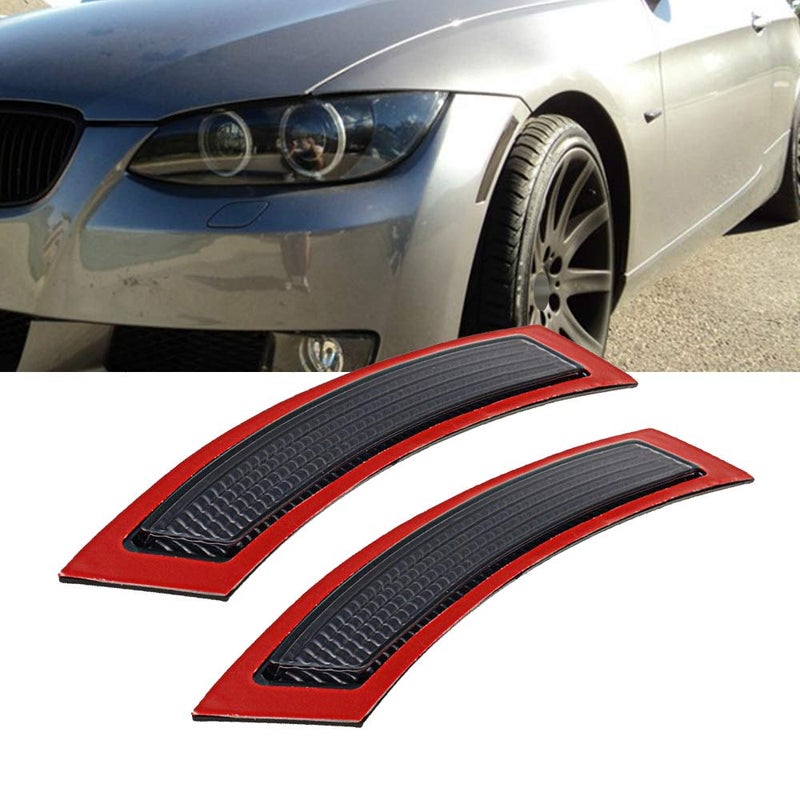 GSRECY 2pcs for BMW E92 E93 3 Series 2DR 2007-2013 Front Side Marke Fender Bumper Reflector (Smoke Lens) - Image 1